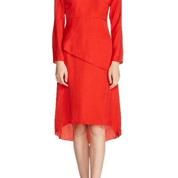 maje red dress - Picture 5 of 6